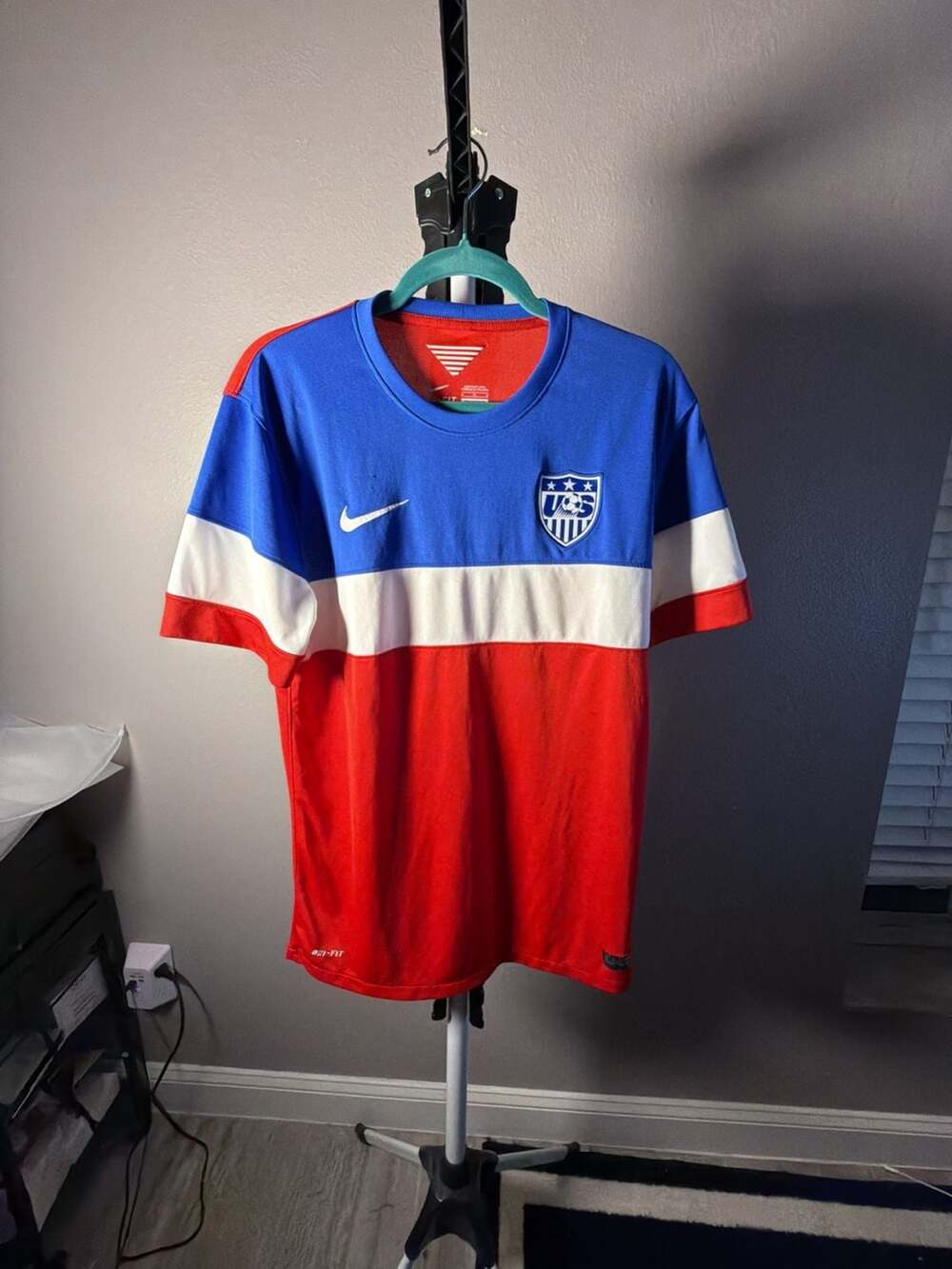 Nike USMNT 2014 World Cup Away Jersey Size M Bomb Pop Soccer